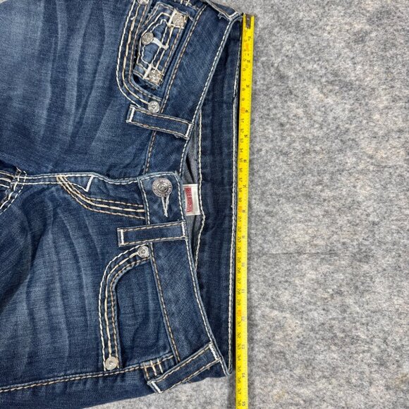 True Religion Blue Straight Leg Jeans - Picture 8 of 14